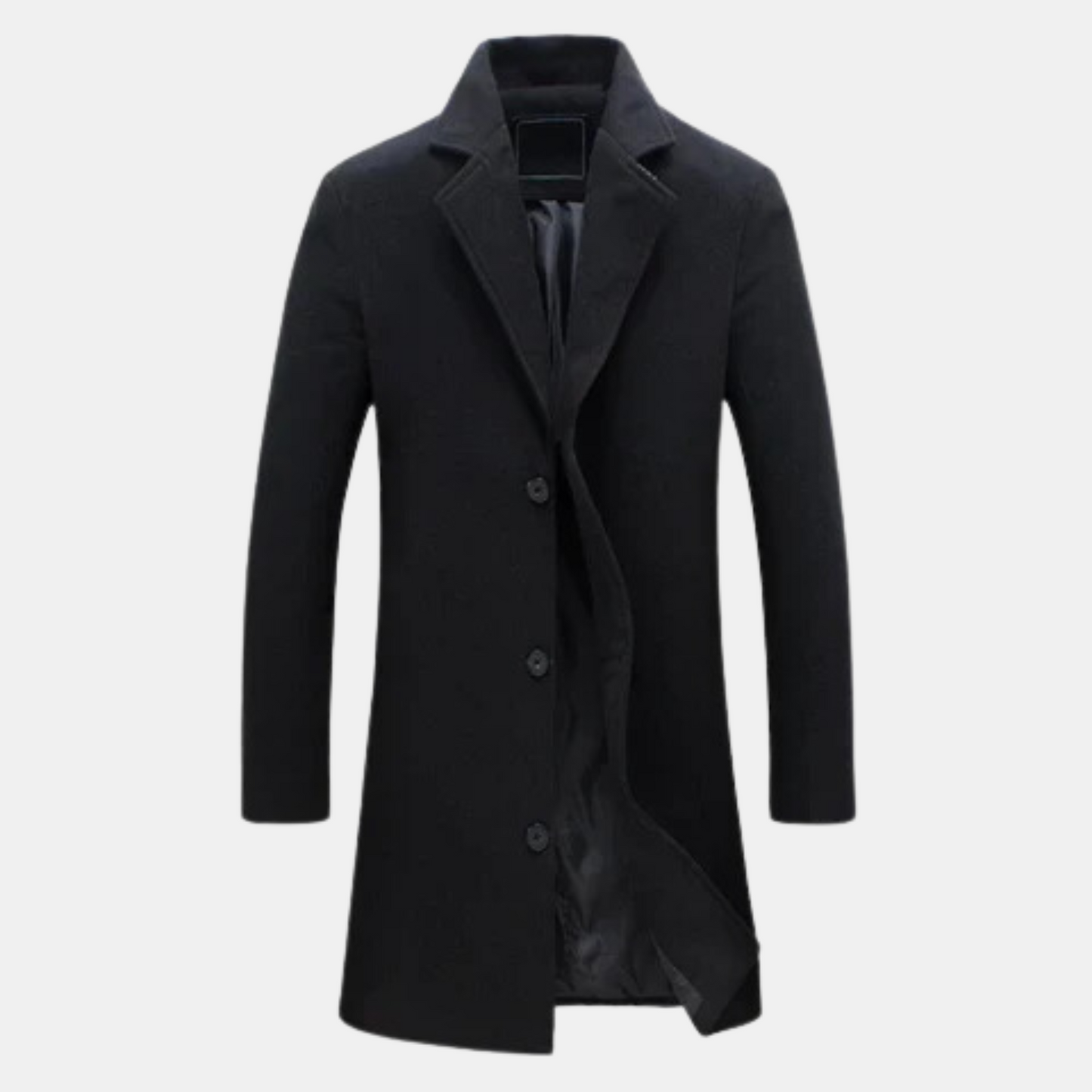 Men’s Long Winter Coat – Insulated, Elegant & Built for Cold