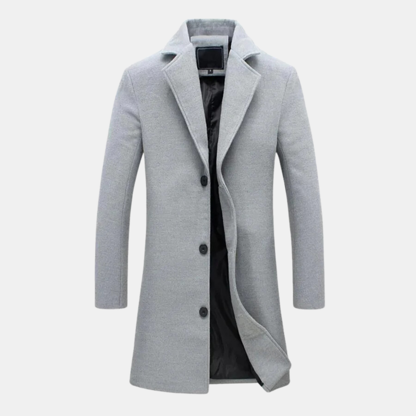 Men’s Long Winter Coat – Insulated, Elegant & Built for Cold