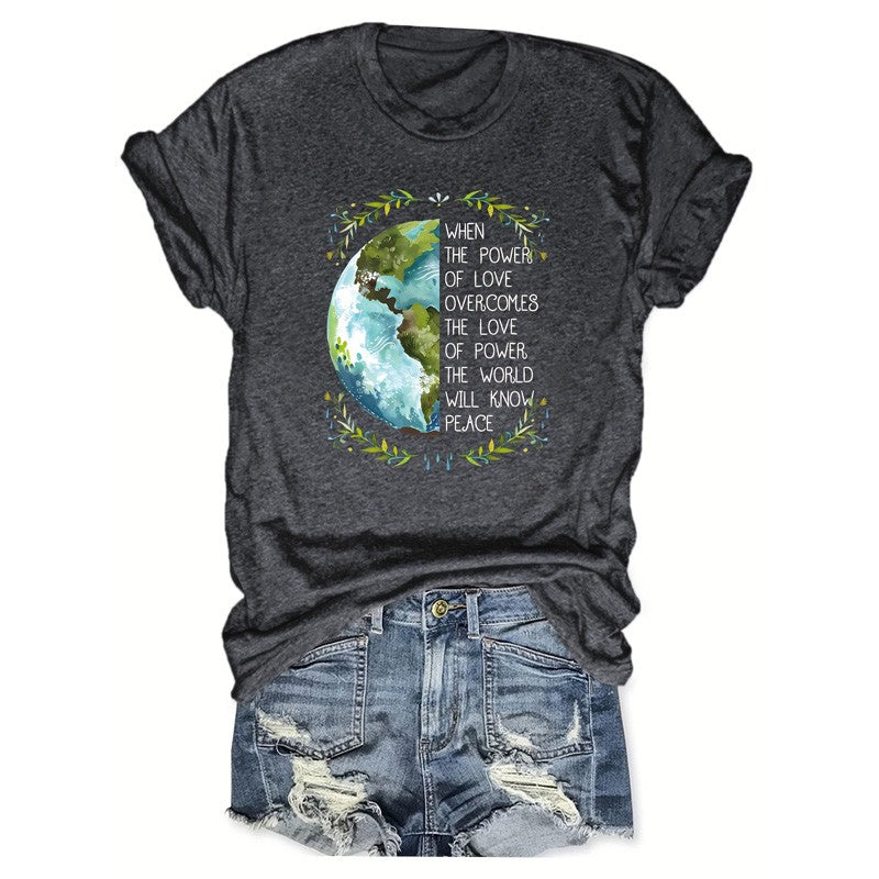 Amara Earth Slogan Tee
