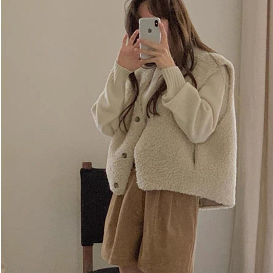 Amara Faux Shearling Waistcoat