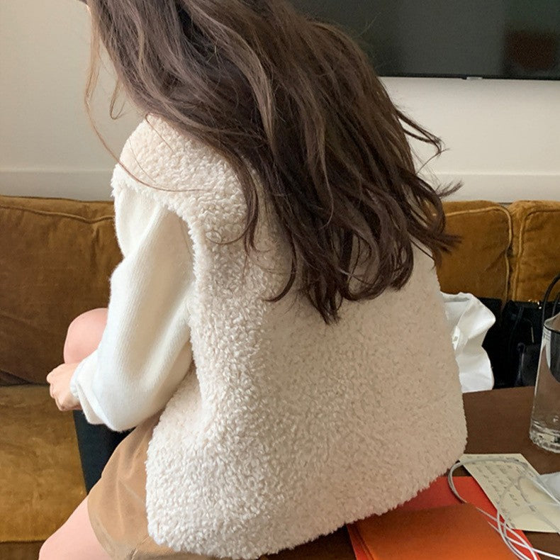 Amara Faux Shearling Waistcoat