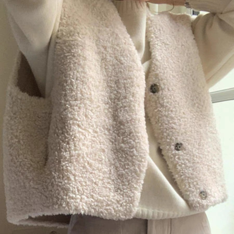 Amara Faux Shearling Waistcoat