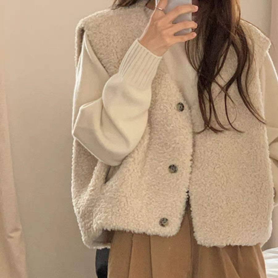 Amara Faux Shearling Waistcoat