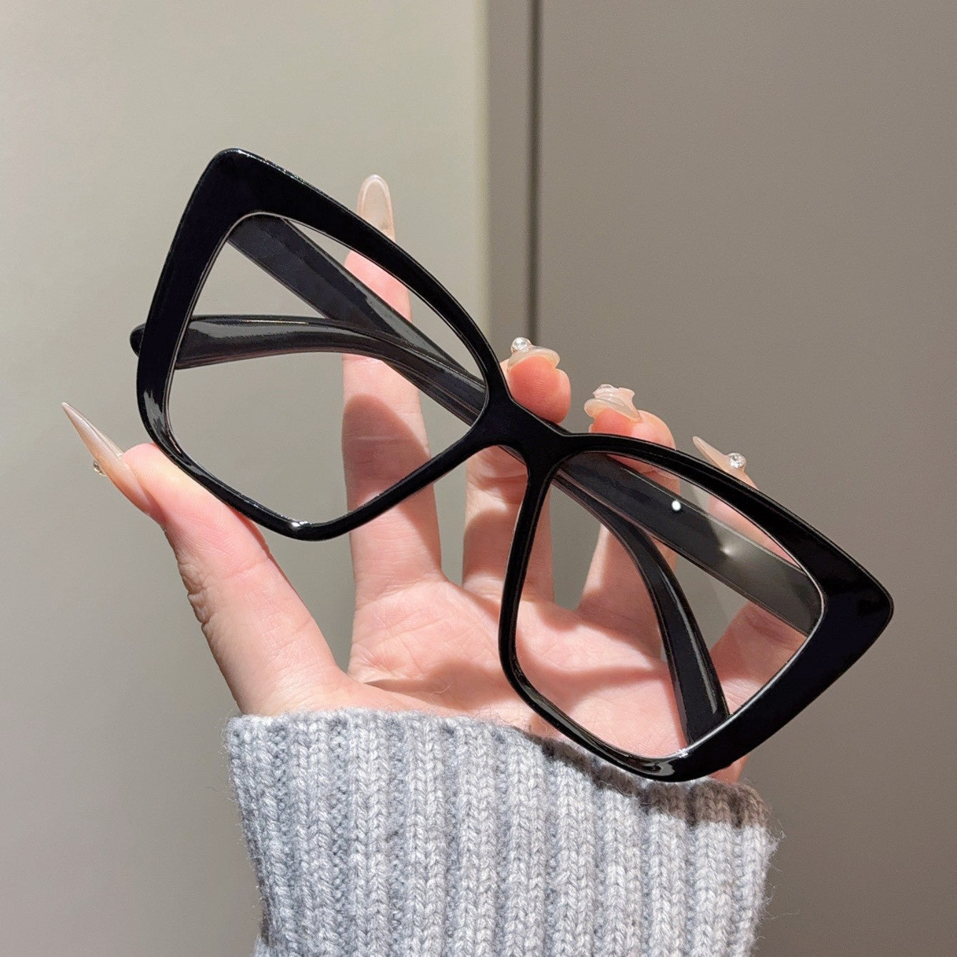 Elenor Oversized Square Glasses