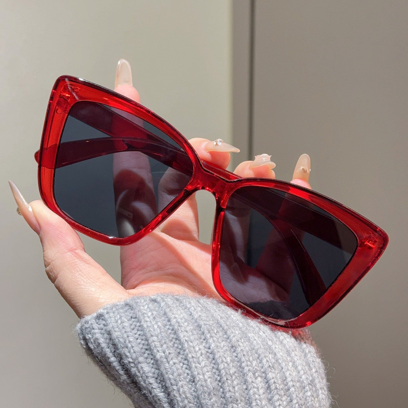 Elenor Oversized Square Glasses