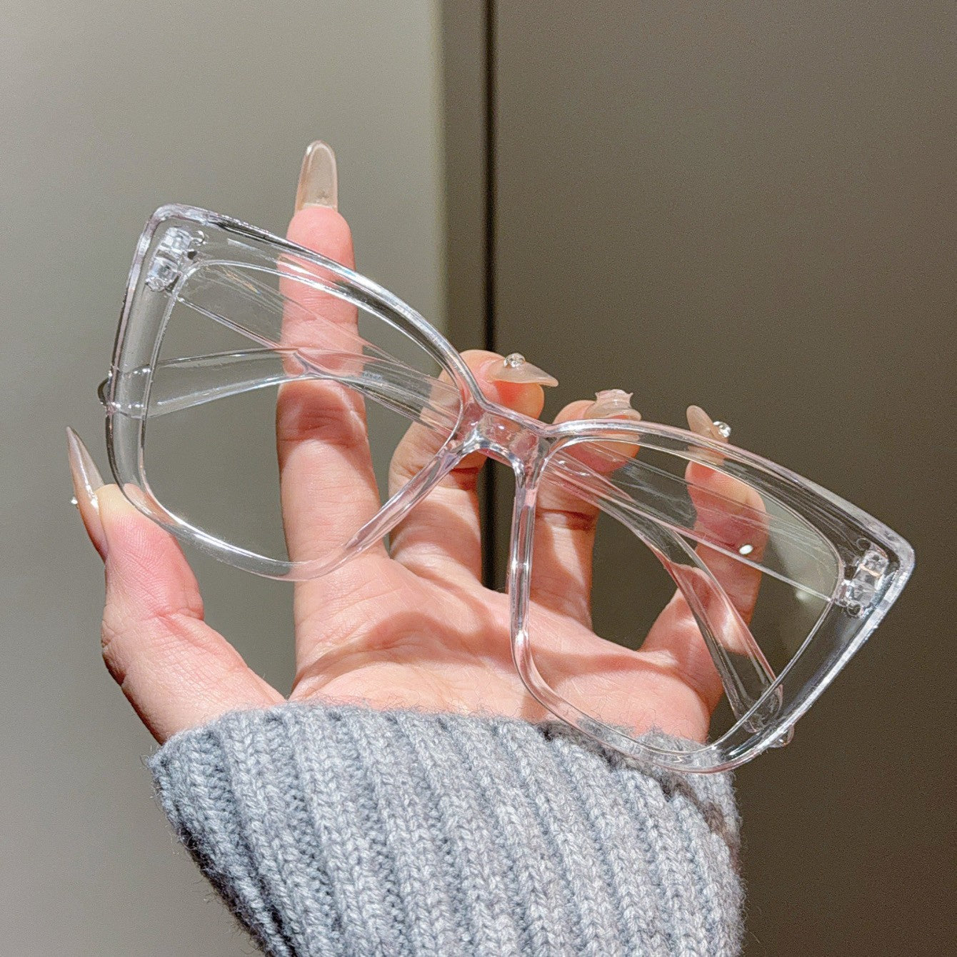 Elenor Oversized Square Glasses