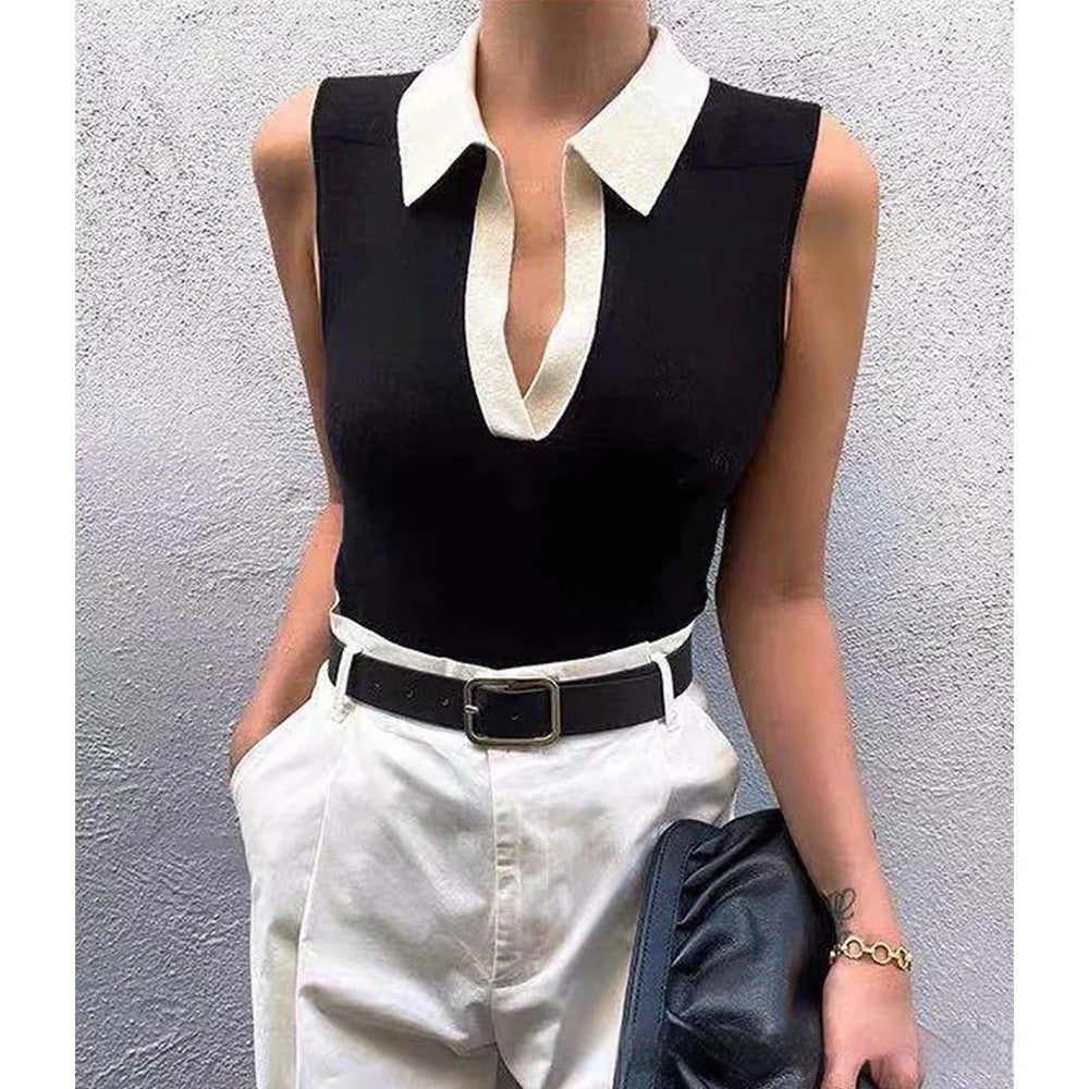 Elowen Knitted Pullover Vest