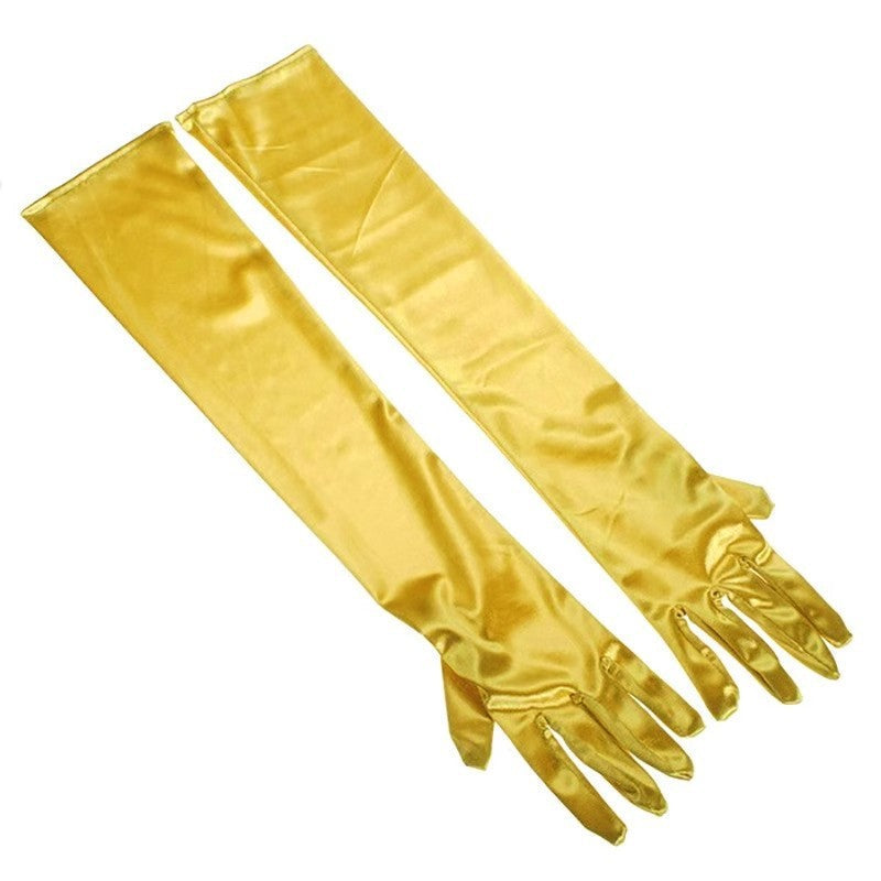 Evelina Satin Opera Gloves