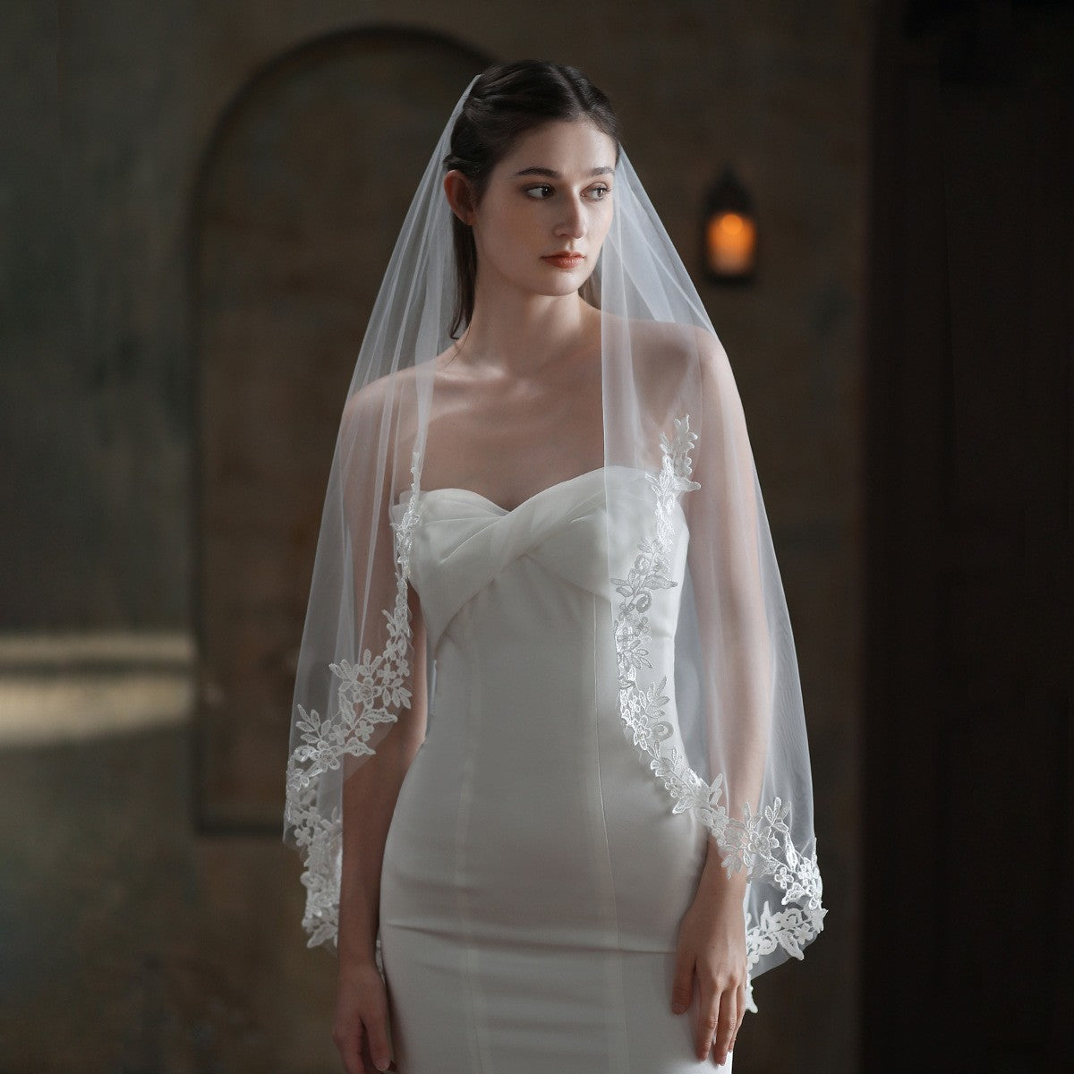 Evelisse Lace Bridal Veil
