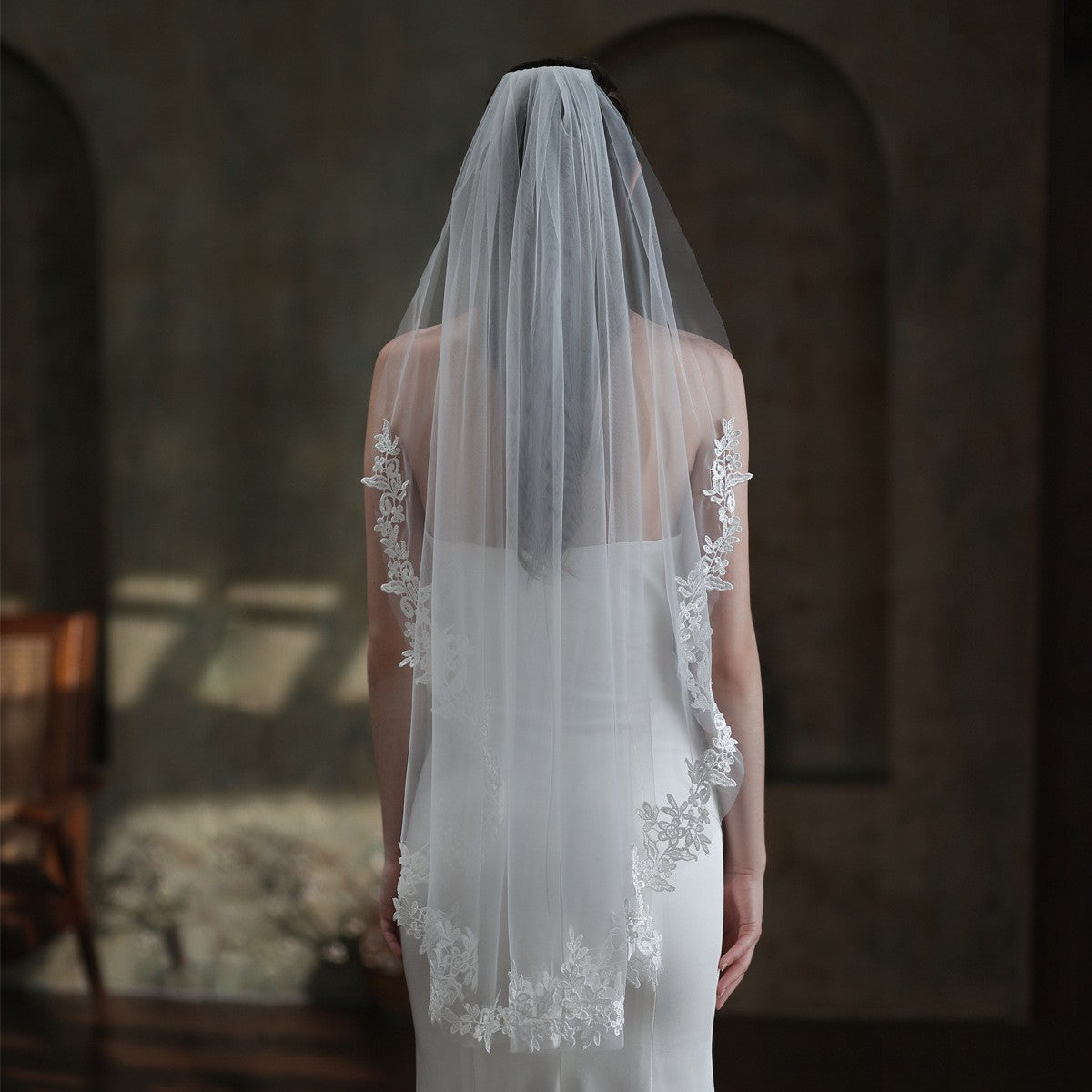 Evelisse Lace Bridal Veil