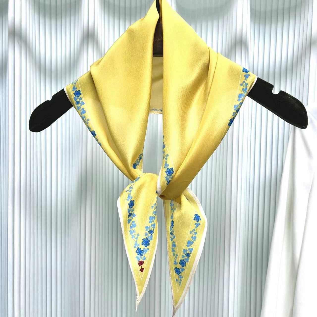 Isolde Diamond Silk Neckerchief