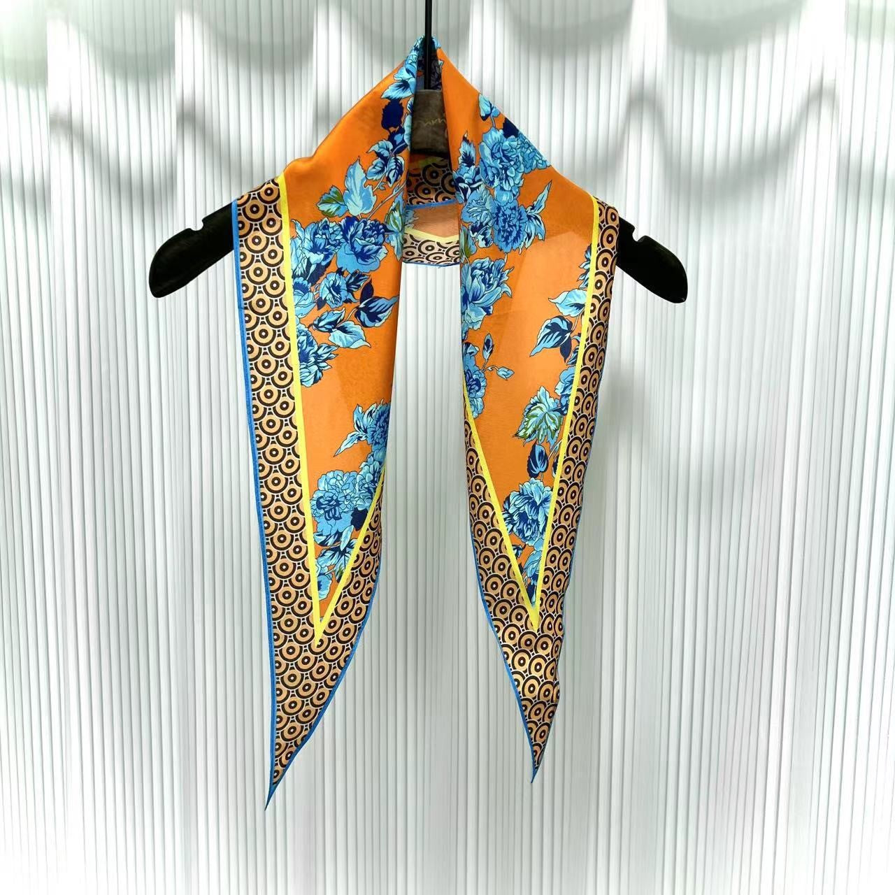 Isolde Diamond Silk Neckerchief