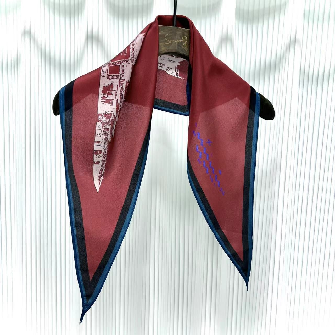 Isolde Diamond Silk Neckerchief