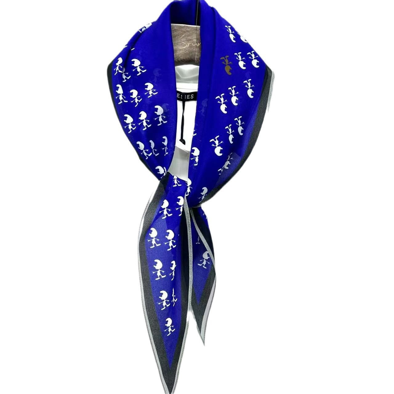 Isolde Diamond Silk Neckerchief