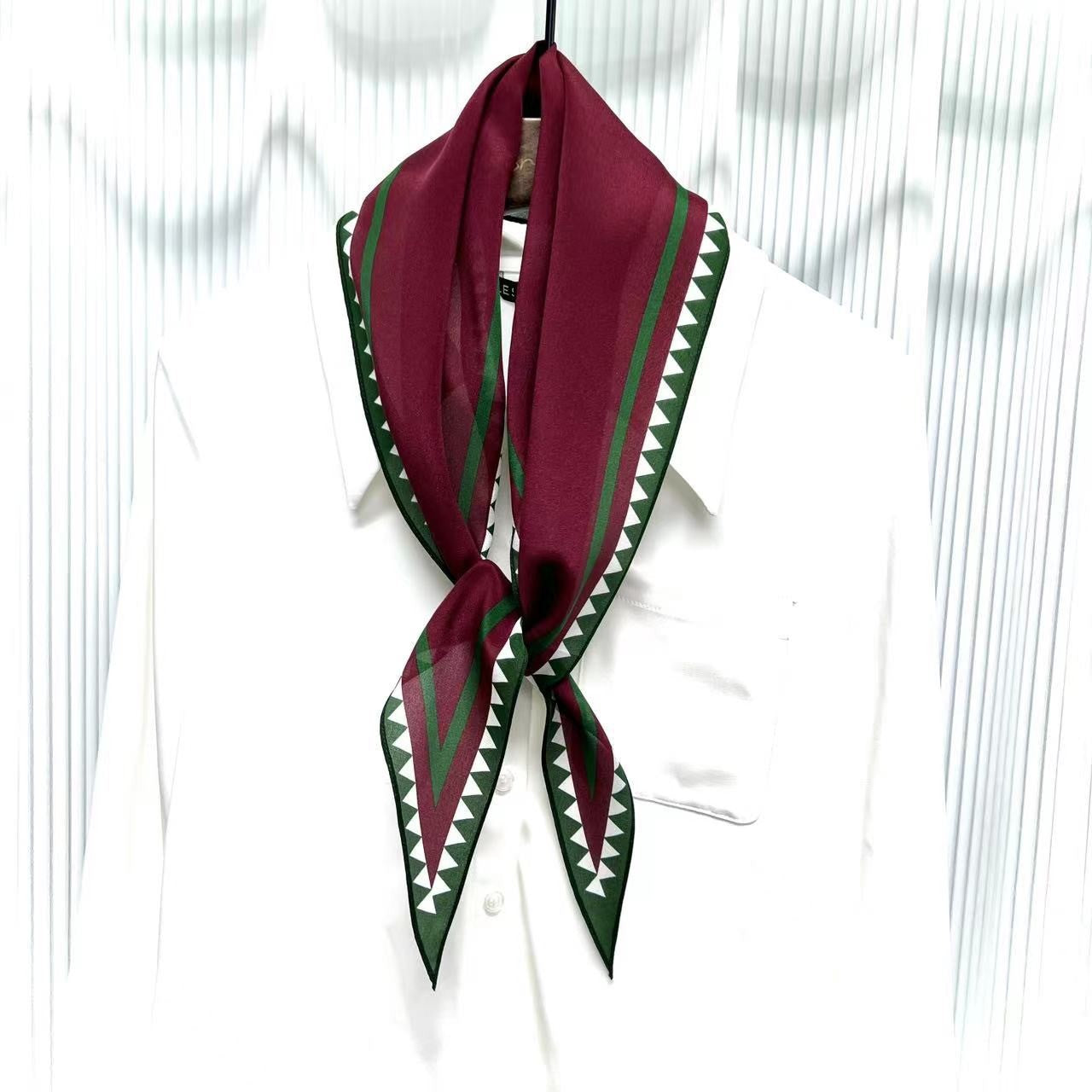 Isolde Diamond Silk Neckerchief