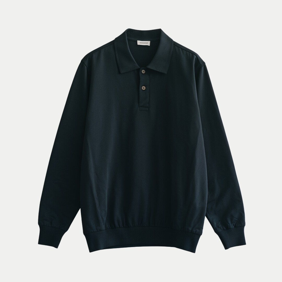 Men’s Collared Knit Sweater – Smart, Slim & Stylish