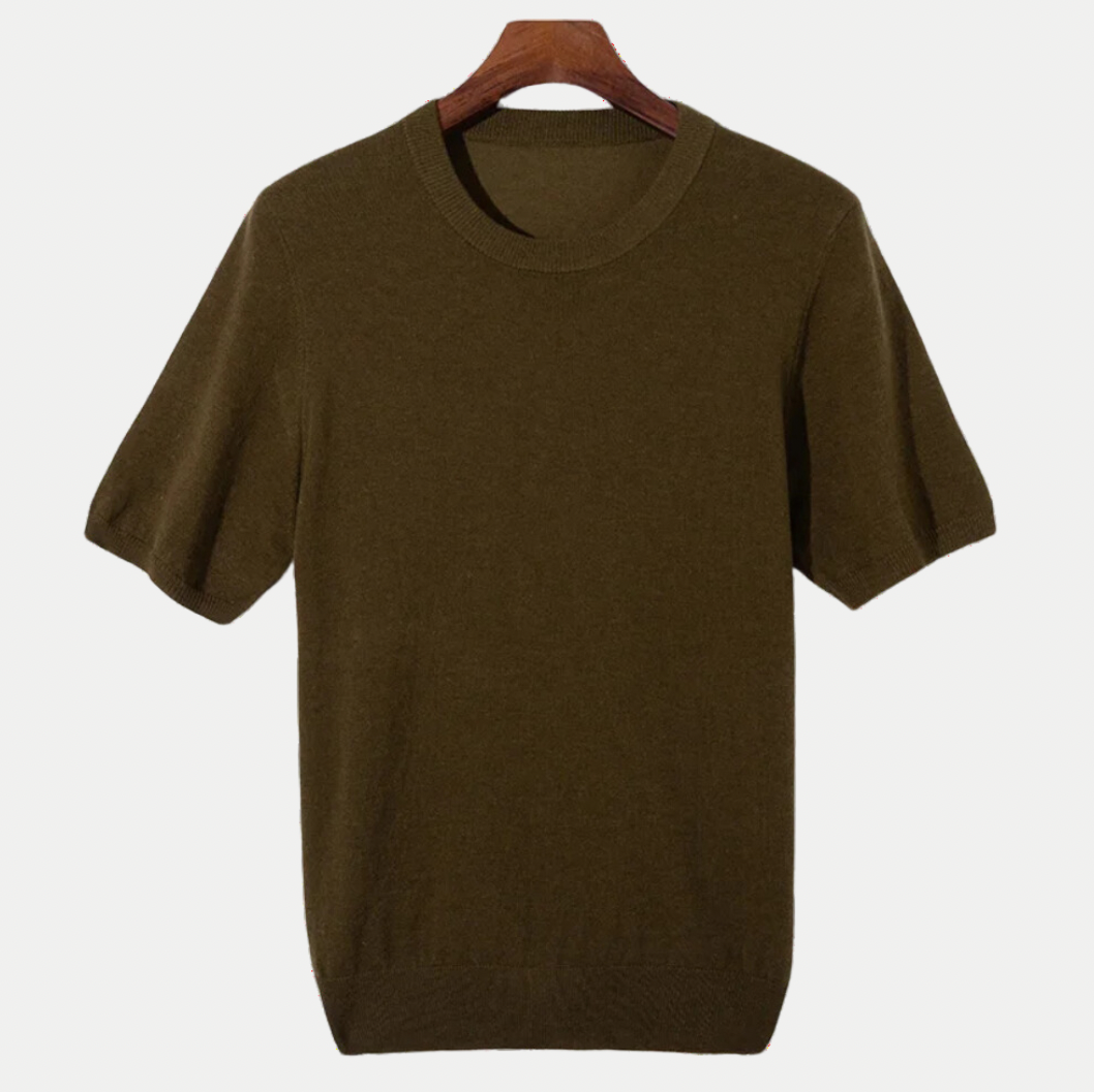 Men’s Dark Green T-Shirt – Soft Cotton Blend for Daily Comfort & Style