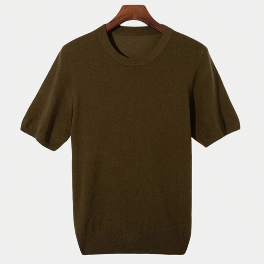 Men’s Dark Green T-Shirt – Soft Cotton Blend for Daily Comfort & Style