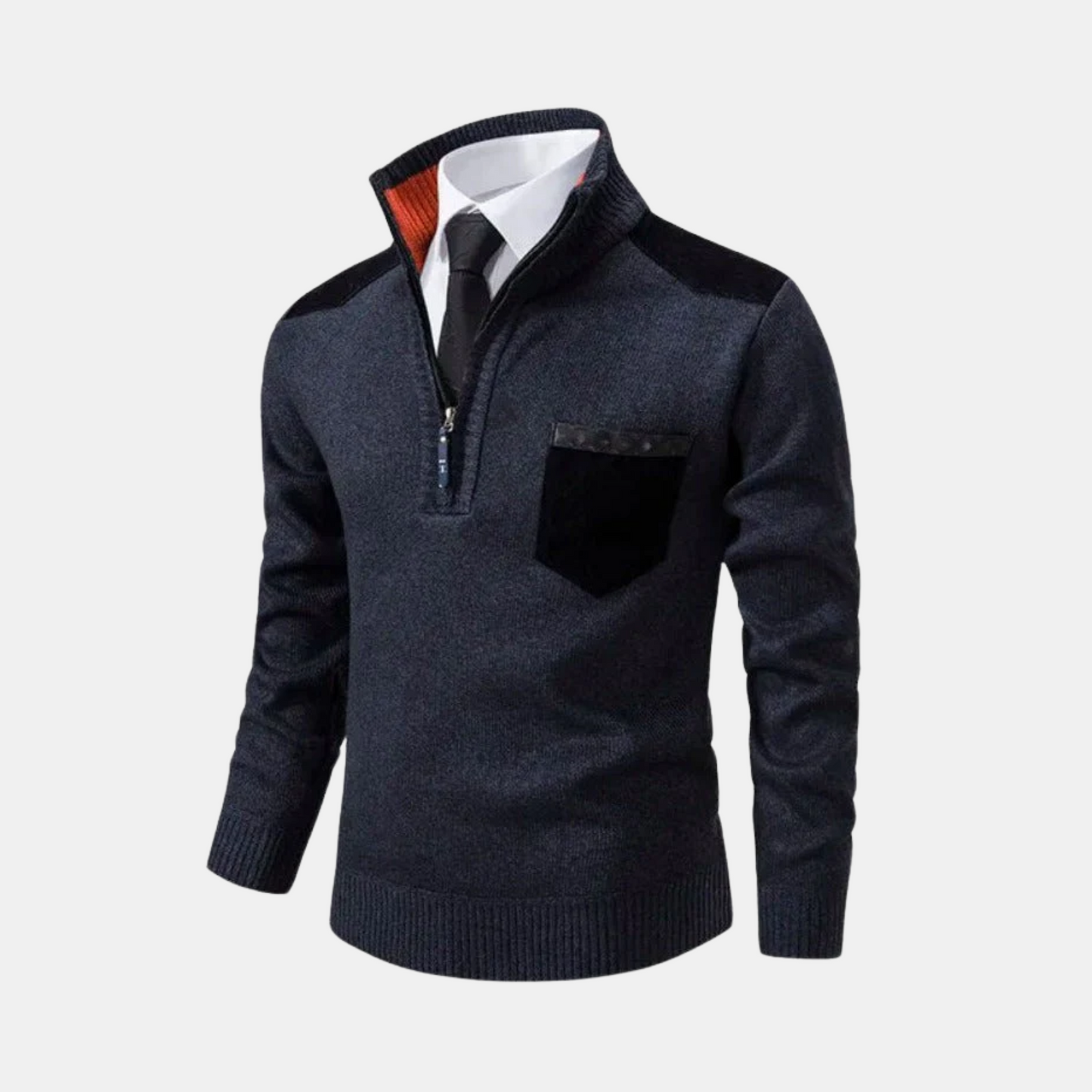 Men’s Everyday Knit Sweater – Soft, Classic Fit & Machine Washable