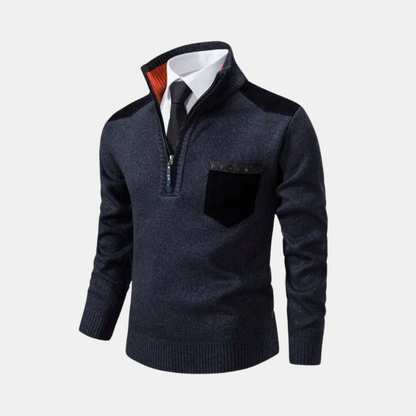 Men’s Everyday Knit Sweater – Soft, Classic Fit & Machine Washable