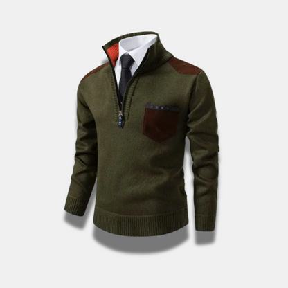 Men’s Everyday Knit Sweater – Soft, Classic Fit & Machine Washable