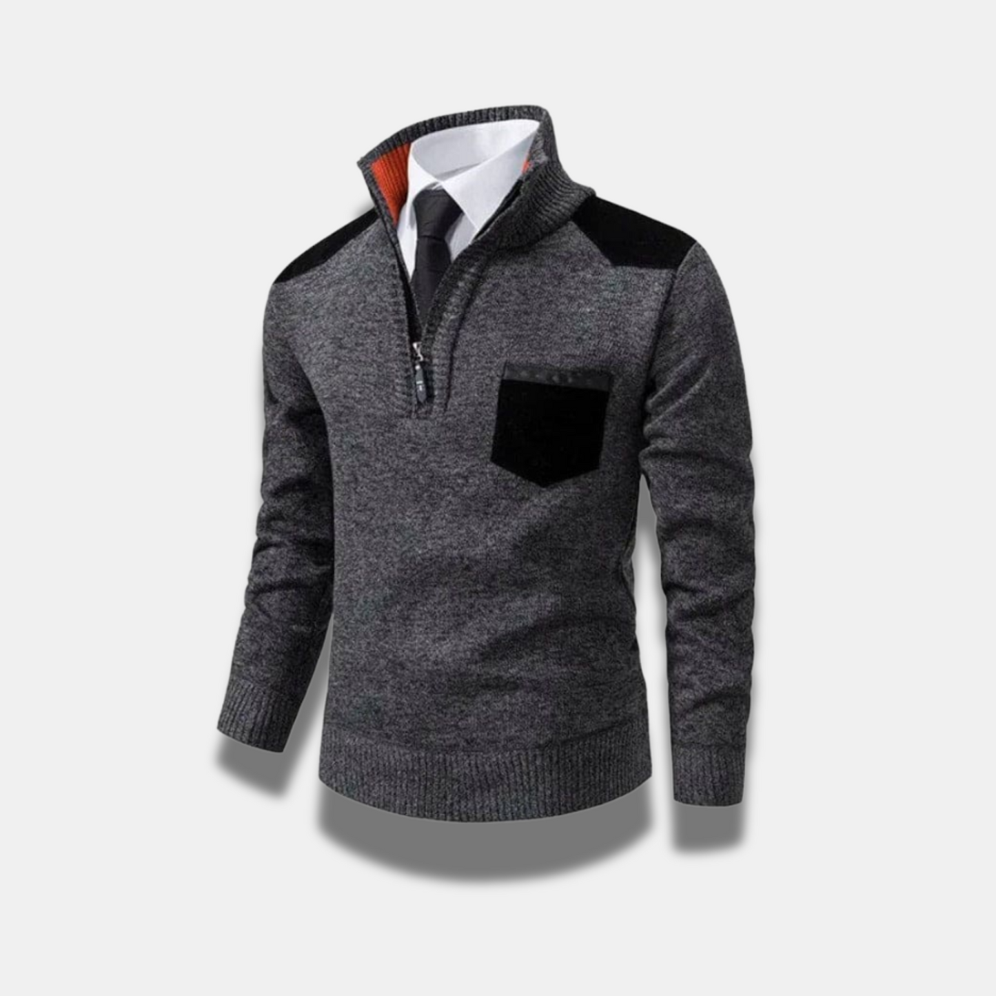 Men’s Everyday Knit Sweater – Soft, Classic Fit & Machine Washable