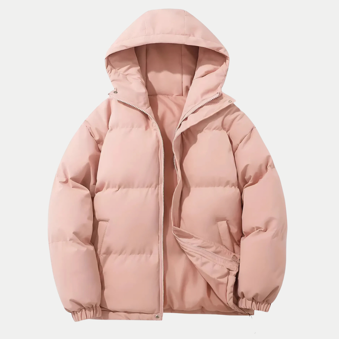 Men’s Hooded Winter Bomber Jacket – Goose Down Warmth & Urban Style