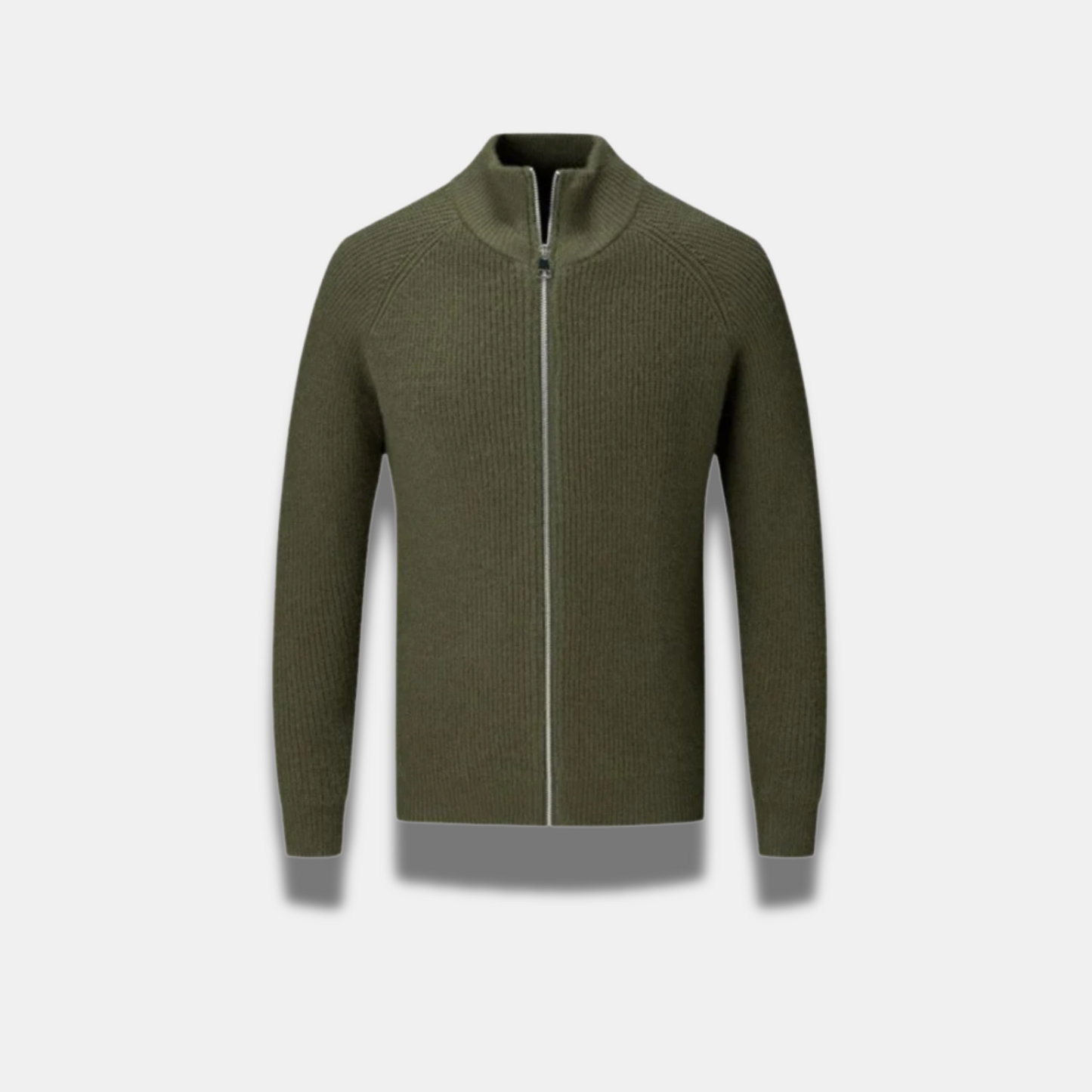 Men’s Ribbed Lightweight Jacket – Modern Fit & Subtle Texture