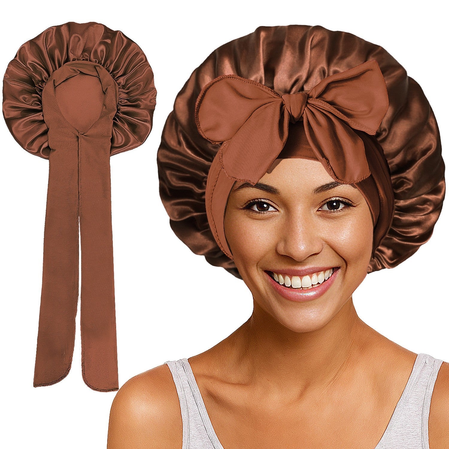 Noelle Satin Bow Nightcap