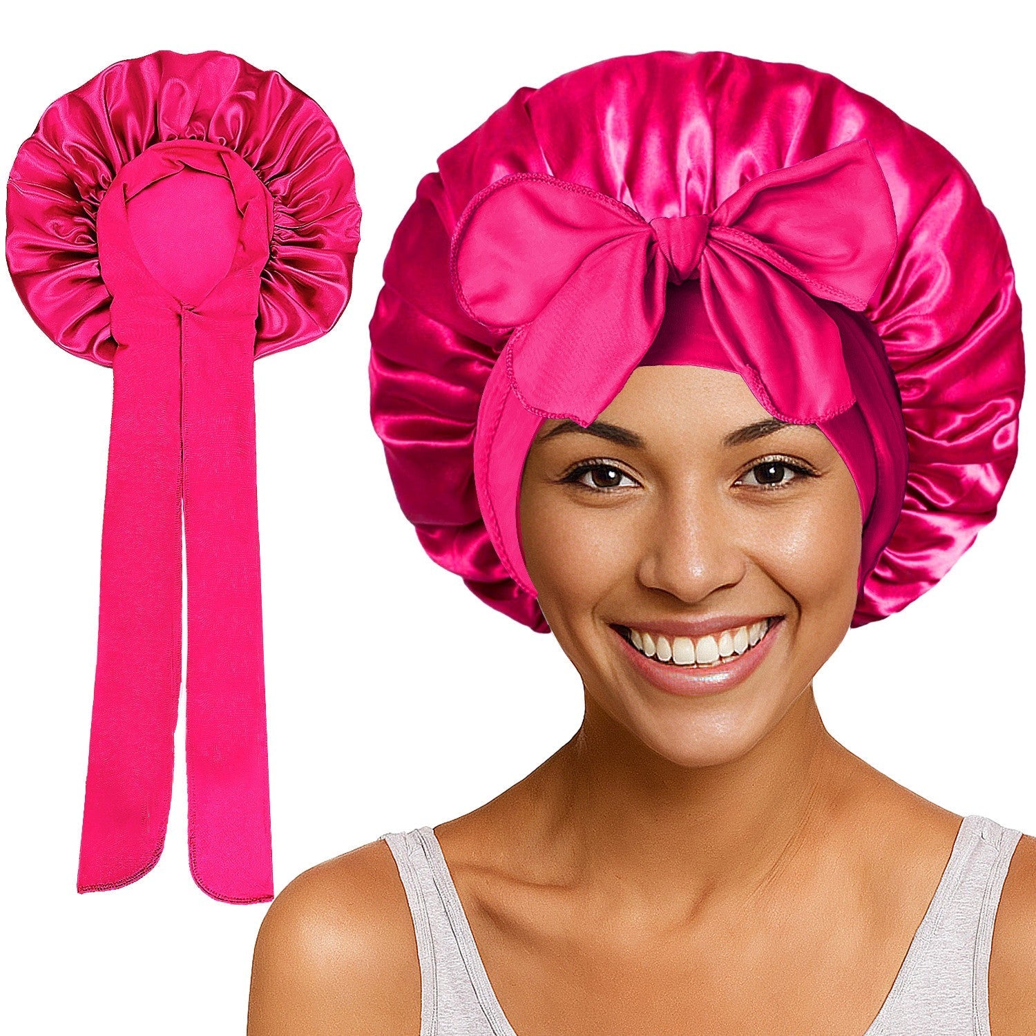 Noelle Satin Bow Nightcap
