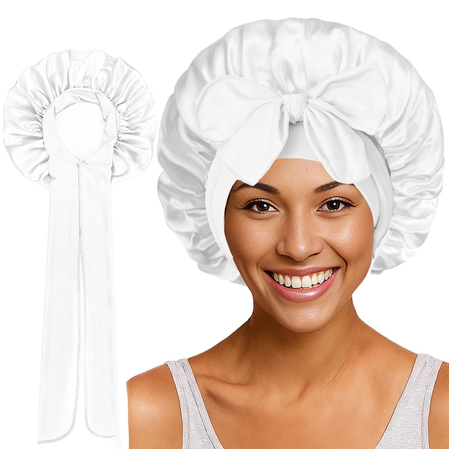 Noelle Satin Bow Nightcap