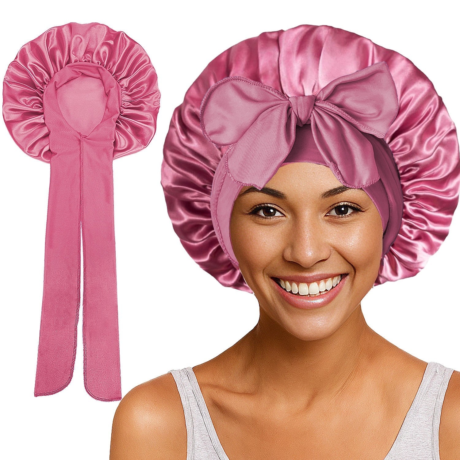 Noelle Satin Bow Nightcap
