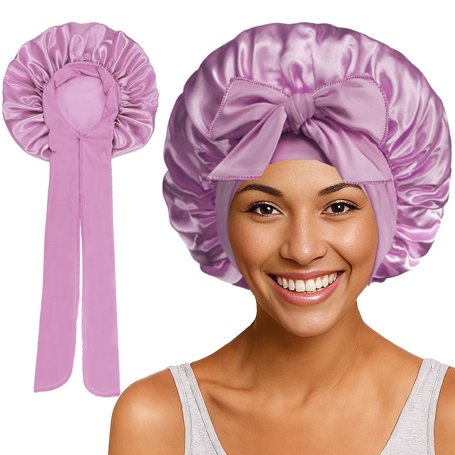 Noelle Satin Bow Nightcap