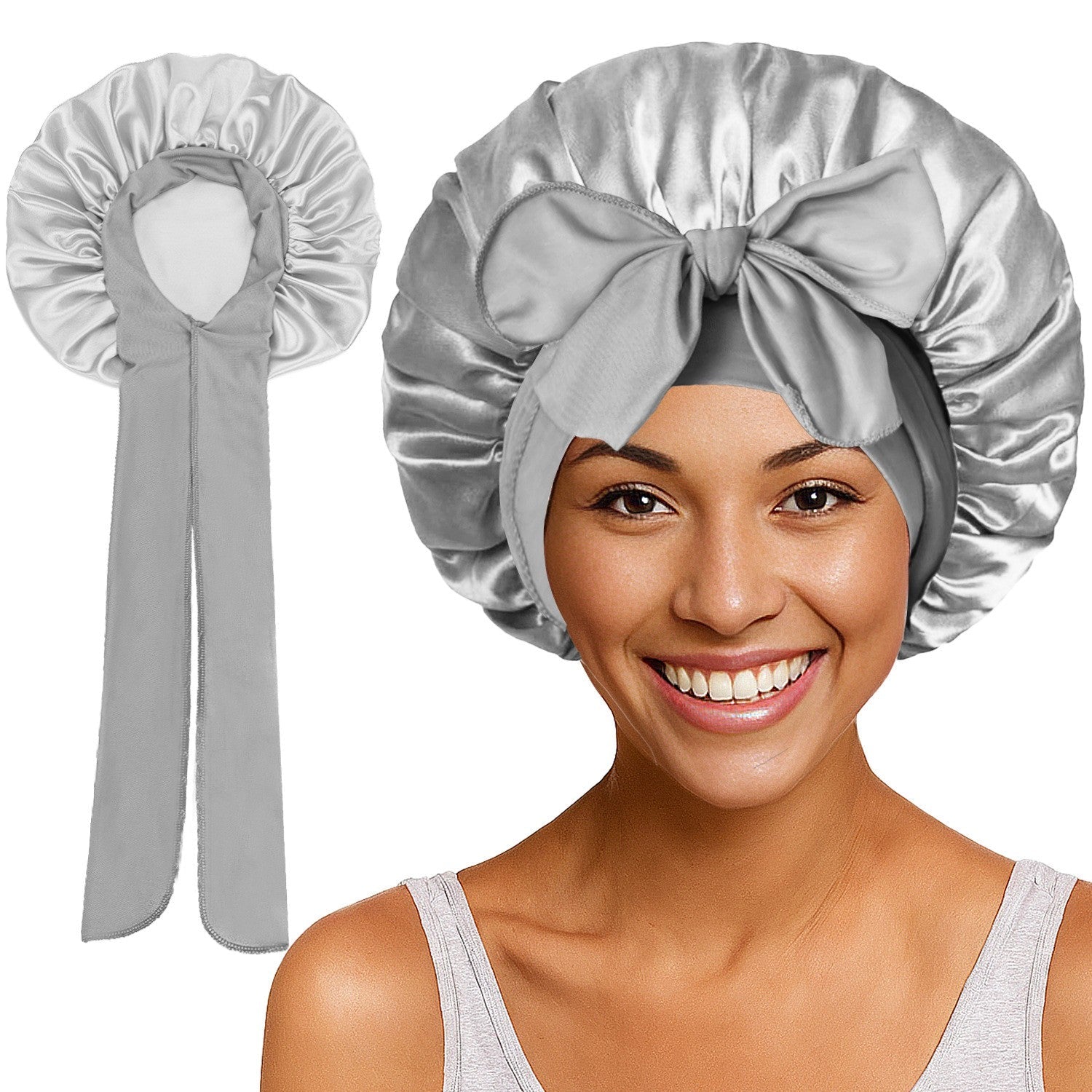 Noelle Satin Bow Nightcap