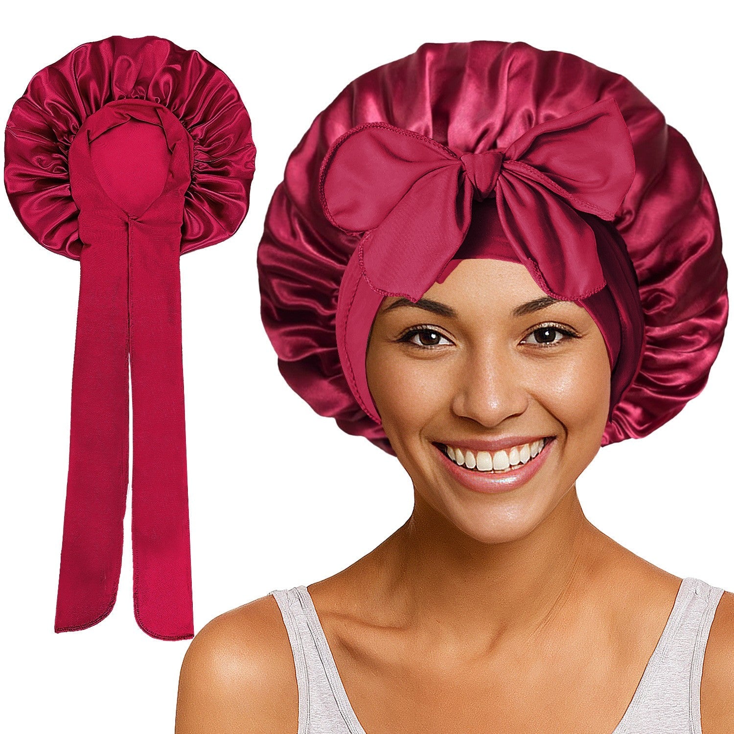 Noelle Satin Bow Nightcap