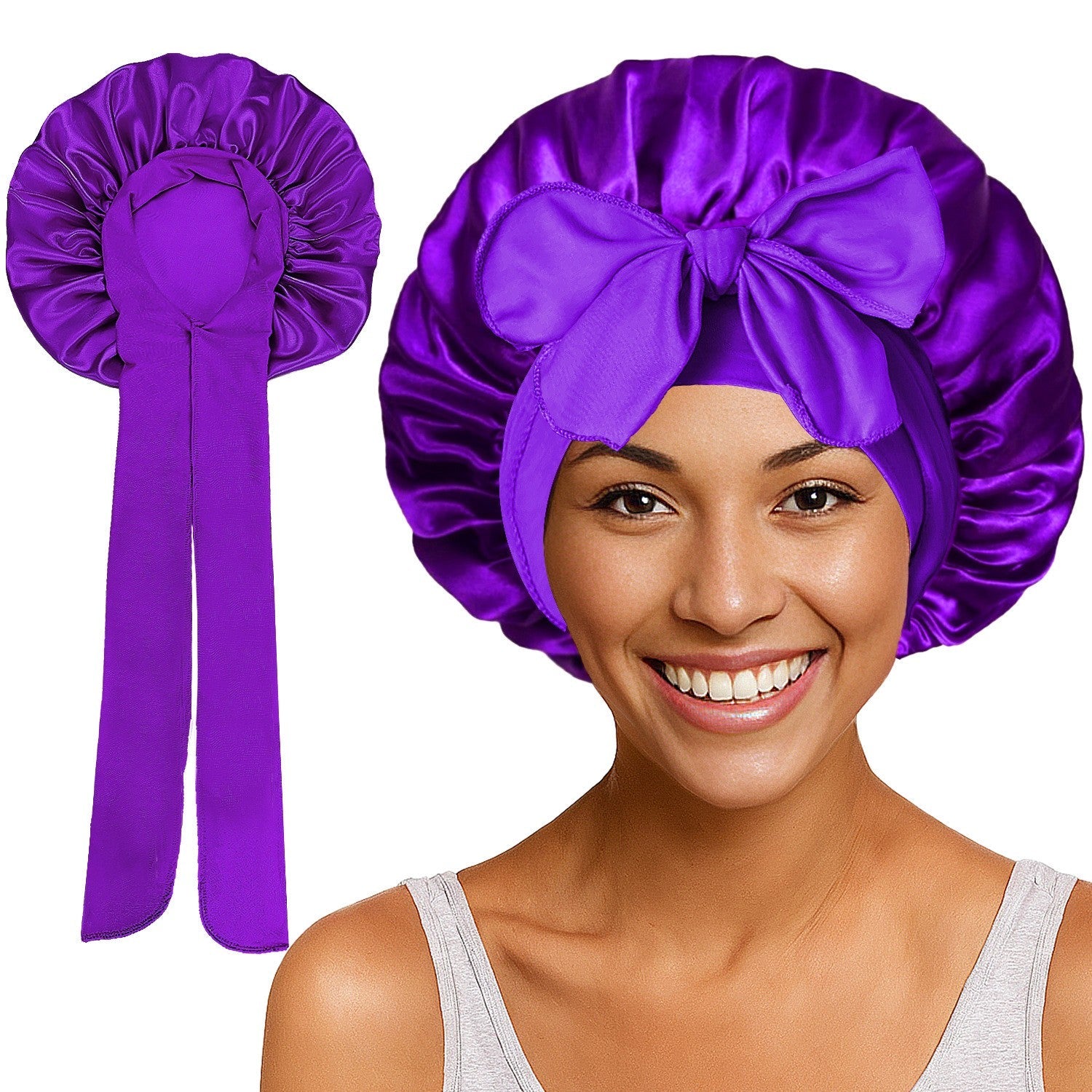 Noelle Satin Bow Nightcap