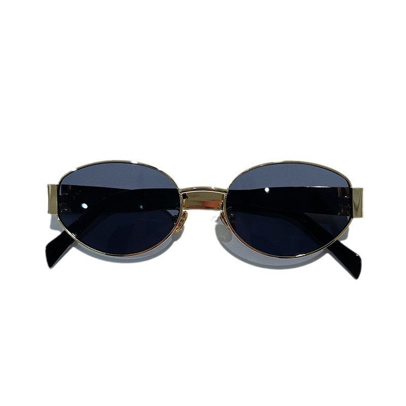 Veyra Retro Oval Sunglasses