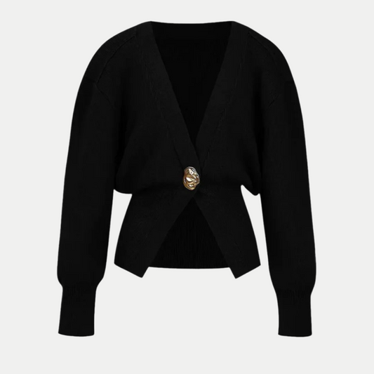 Women’s Slim Fit V-Neck Cardigan – Lightweight, Ribbed & Elegant for Everyday Wear
